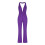 Macacão feminino roxo de corte amplo e elegante 4