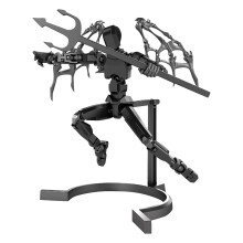 Titan13 Actionfigur Schwarz 3D-gedruckter mehrgelenkiger Roboter