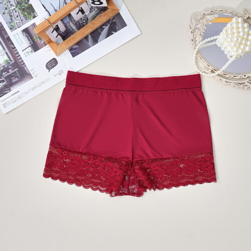 Women's high-waisted ice silk boyshort panties 1