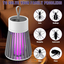 Electric Bug Zapper Rechargeable Portable Indoor Outdoor