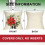Housse de coussin Poinsettia Cardinal 45 x 45 cm 2