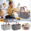 Sac de rangement d'été pliable et portable avec compartiments 7