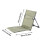 Chaise de sol pliante portable avec dossier pour extérieur 3