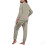Dam vinterpyjamasset dubbel fleece 2 delar 4