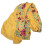 Écharpe longue en coton brodé à fleurs pour femme 6