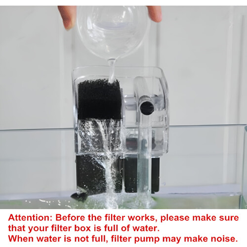 Pompe de filtration pour aquarium HIBIBUD, cascade, circulation d'oxygène 2