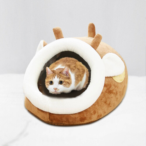 Kattenmand/grot met wasbaar kussen en antislipbodem 1