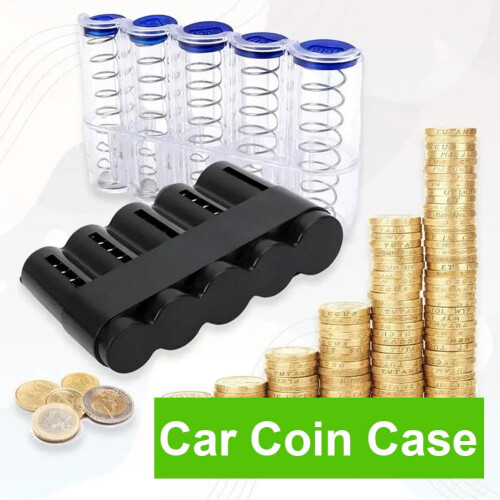 Portamonete per auto con 5 scomparti per smistamento e conservazione 1