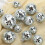 Set di mini sfere da discoteca argentate da 1,2 pollici (36 pezzi) 3
