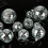 Set di mini sfere da discoteca argentate da 1,2 pollici (36 pezzi) 4