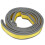 Car Tow Strap High-Strength 8-Ton Yellow-Grey Reflective PP 1