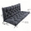 Waterproof Backrest Swing Cushion, 2-3 Seater Patio Swing Replacement Pad, Multi Sizes, Gray 100x100x10cm 6