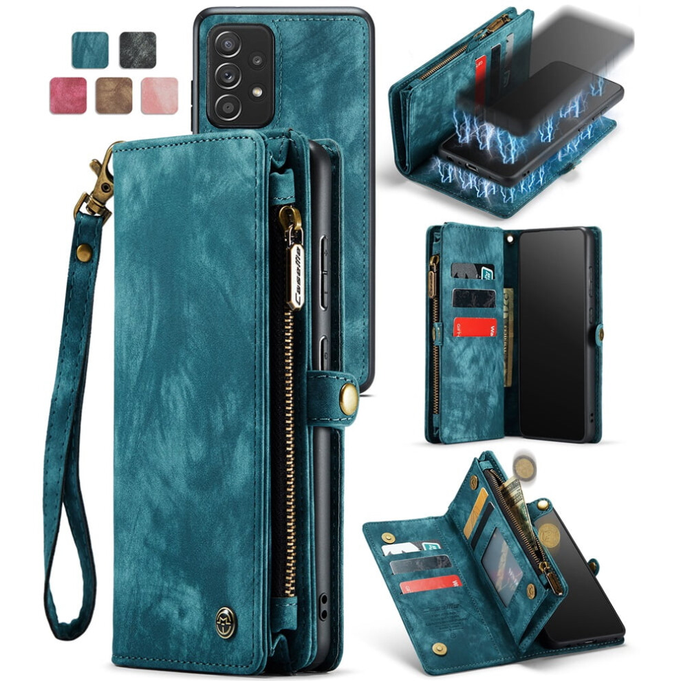 Caseme Leather Wallet Case For Samsung Galaxy A72, 2-In-1 9329345681677