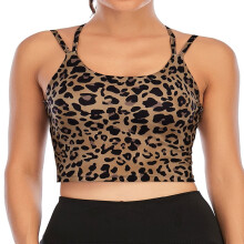Gewatteerde sportbeha/tanktop voor dames, mouwloos model