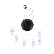 Lanterne carillon à vent LED pour la décoration de jardin extérieur