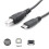 Cabo de impressora USB B para USB C 2.0 de 1,5 m 7