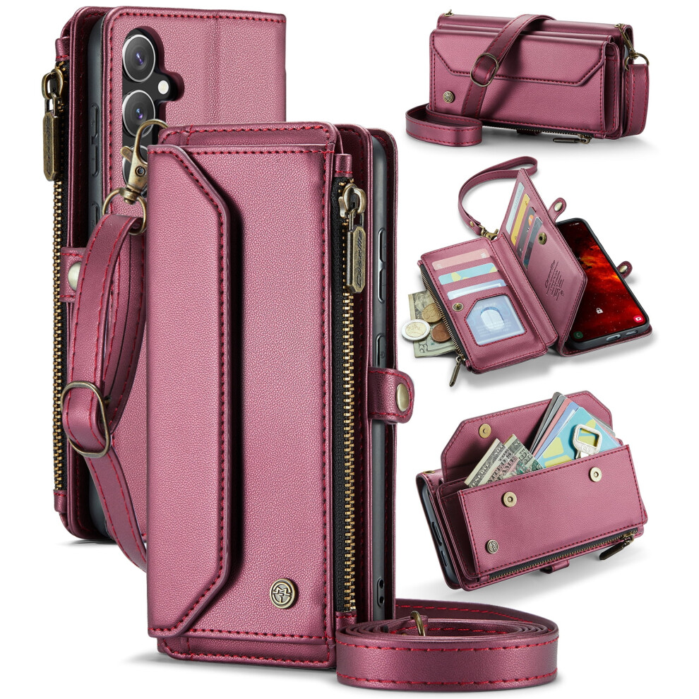 Caseme Leather Wallet Case For Samsung Galaxy S24 Fe And 9329345675829