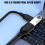 Cabo extensor USB 3.0 macho para fêmea de 1 m 2