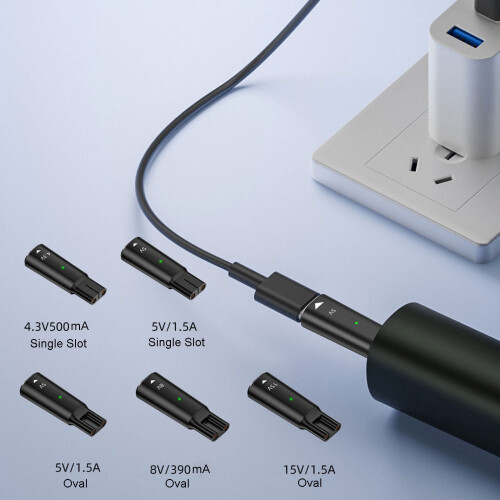 Adaptor de încărcare pentru aparat de ras, cablu USB-C, 1 pachet 1