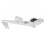 Motorcykel bakbromspedal aluminium 1 st 6