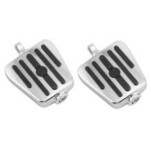 Motorcycle Foot Pegs Footrest Footpegs for Davidson Sportster Touring Custom Dyna Softail Silver