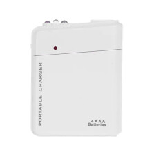 Universal USB Phone Charger with 4 AA Batteries Portable V6