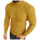 Pull homme à col rond, couleur unie, en maille 1