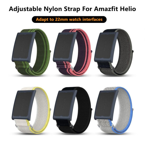 Λουράκι ρολογιού Amazfit Helio από νάιλον 22mm 140-210mm 2