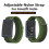 Λουράκι ρολογιού Amazfit Helio από νάιλον 22mm 140-210mm 7