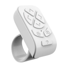 Controllo di scorrimento Bluetooth per smartphone con guscio in ABS e portata di 15 metri.