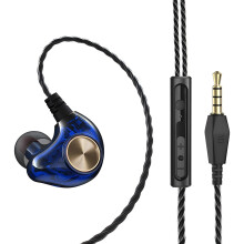 Kablede in-ear-øretelefoner med mikrofon og 3D stereo støjreduktion.