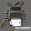 Training Hydration Case,1.5L Leakproof Water Panel Plate with Detachable Tube for Bladder Hydration Pack Brown 5
