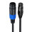 Prodlužovací kabel Speakon-XLR (samice) 1,5 m 1