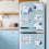 Cruise Door Magnets Blue 10PCS 5
