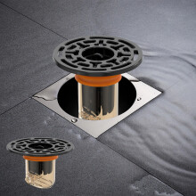 Backflow Preventer Valve for Floor Drains Metal PC 1-Pack