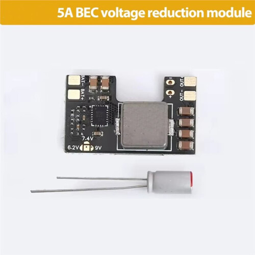 5A BEC Step-Down Module Multi-Voltage Output 7A Current 2-6S Input for FPV Model Aircraft Fixed-Wing Racing Drone