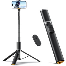 Selfiestangstativ 63 tommer med trådløs fjernkontroll