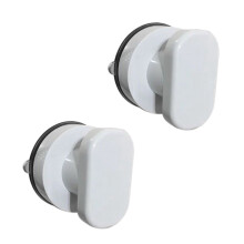 2X Sucker Handle Door Fridge Drawer Bathroom Suction Cup Wall Mounted Handrail Grip Tub Shower Handle