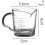 Vaso de espresso con doble boquilla, 70 ml, resistente al calor. 2