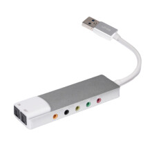 USB external sound card with SPDIF and 5.1 surround support