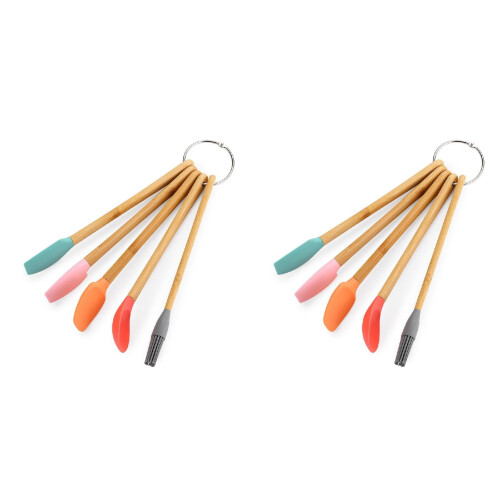 Tacar Spatula Bácála Silicone Teasfhriotaitheach 10 phíosa