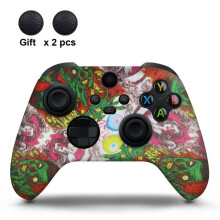 Xbox Series S/X siliconen gripcase met knopkapjes