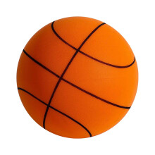 Tichá basketbalová míč na vnitřní driblování, pěna, 7 palců, oranžová