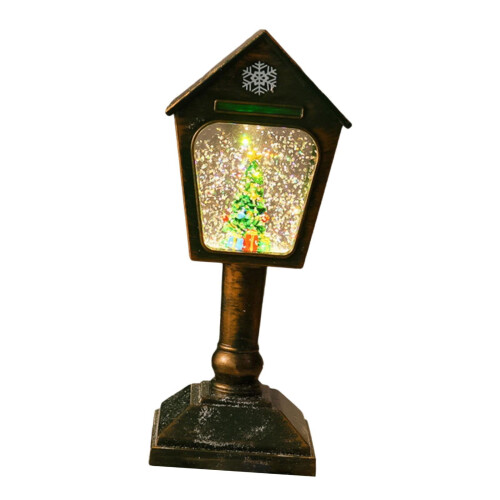 Musical Box Ornament Glittering Mailbox Shape 1 Piece 1