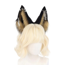 Serre-tête oreilles d'animaux en peluche douce (1 pièce)
