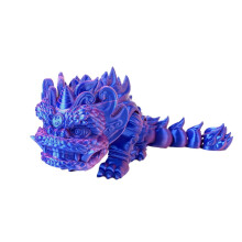 Estatueta de Ovo de Leão/Dragão, Impressa em 3D, 15cm, 1 peça