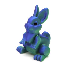 Fargefull påskedekorasjon med ledd og 3D-print