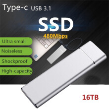 Bærbar SSD Type-C ekstern Solid State-drev