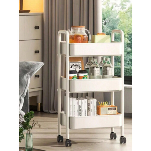 Metal Multi-Purpose Trolley with Casters 1PC