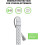 Surge Protector Power Strip White 6 Outlets 8ft Cord 3